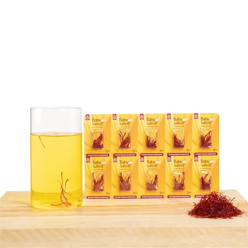 Image of Baby Saffron World's Finest wonder Spice, Single use Pack for Pregnant Women, Skin Care 50 MG X 10 Sachet