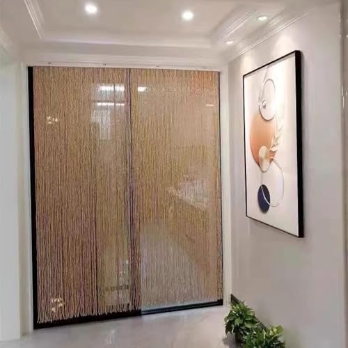 Cuentas de madera para puerta y cortinas de cuerda divisorias de ambientes para el hogar 5