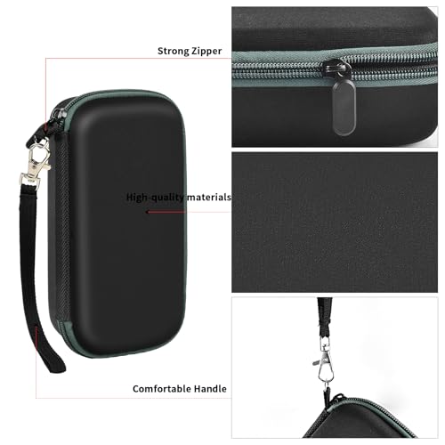 Tasche für Bosch akku Heißklebepistole GluePen, inkl. Ladegerät & Klebesticks - Perfekte Aufbewahrungslösung für Bosch Heißklebepistole. Passende Tasche für Akku, Ladegerät- Schwarz (Nur Fall)