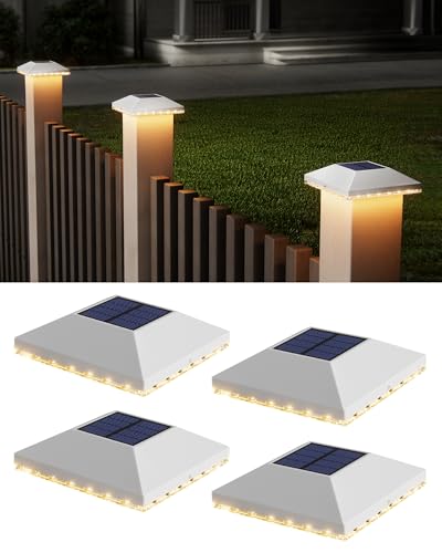 Lampe solaire pour jardin et poteau 9x9 10x10 éclairage extérieur étanche