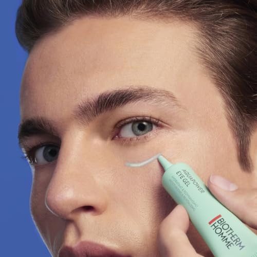 Biotherm Homme Aquapower Eye Gel, Gel Contorno Occhi Uomo, Per Tutti I Tipi Di Pelle, Effetto Rinfrescante E Idratante, Riduce Le Borse, Arricchito Con Caffeina E Life Plankton, 15 Ml - 5