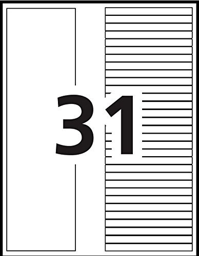 Avery Ready Index Table Of Contents Dividers 11129, Multicolor, 31-Tab Set #TOP4