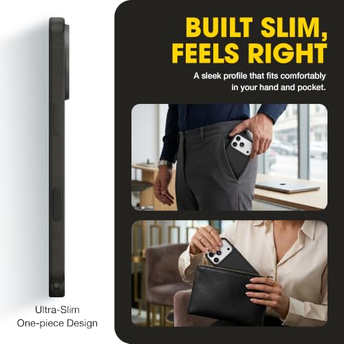 Image of OtterBox iPhone 17 Pro - Symmetry Series Slim MagSafe Case - Black