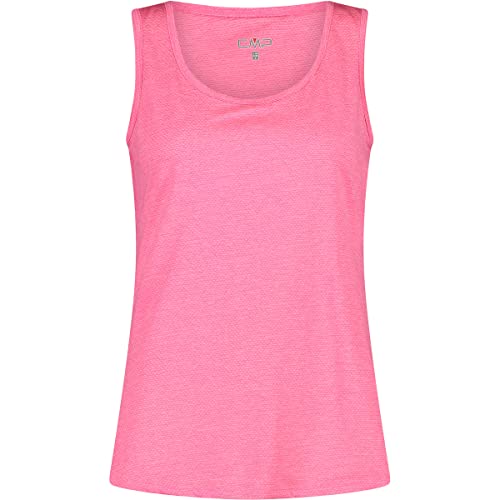 CMP - Damen-Tanktop aus Melange-Jersey, Neon Pink, D40