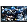 SYLVOX Outdoor TV, 43 inch Waterproof Smart TV, 4K, HDR 10, Weatherproof,1000nits, Voice Assistant Remote, for Partial Sun Area(Deck Pro 2.0, Latest Model)