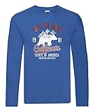 weihnachten amerikanisch feiern ✔ FAIRE QUALITÄT: Premium Langarmshirt aus 100% Baumwolle erstklassig veredelt, perfekt für den täglichen Gebrauch, bequemes und atmungsaktives Material. | Druck: Wir drucken das Motiv größstmöglich | Material: 100% Baumwolle | 