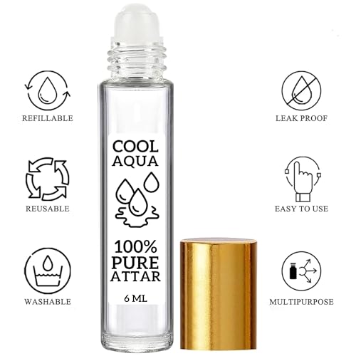 Image of Cool Aqua (water) Attar - 6 ml