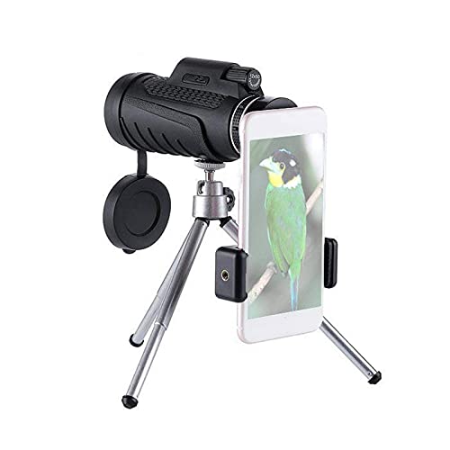 Télescope monoculaire 10x42 anti-vibration avec support téléphone portable