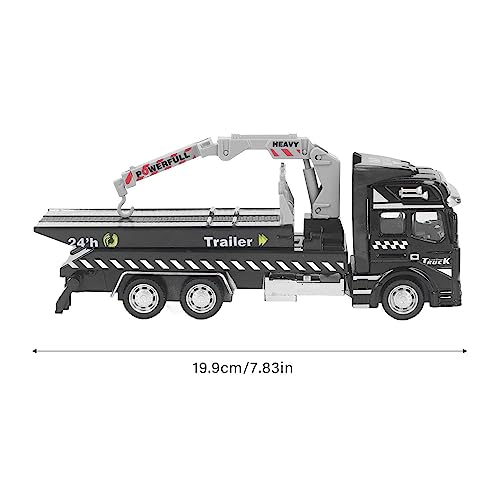 Srliya Rettungsauto-Abschleppwagen-Modell, Metalllegierung, 19,9 cm Länge, Rettungs-Pullback, Großes Abschleppwagen-Modell, Spielzeug