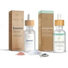 MAYU, Trace Minerals 1 btl + Electrolyte Drops 1 BLT Sampler Kit, 70+ Balanced Trace Minerals w/Magnesium, Potassium, Concentrated Electrolyte, 494 Electrolytes/Serving w/Magnesium
