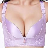 Diseño: encajeElasticidad: este sujetador para dormir tiene una mayor elasticidad. Es muy flexible. No solo es adecuado para mujeres con cuerpo delgado, sino también para mujeres y mujeres con busto grande. No hay estrechez.