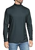 STRETCH IS COMFORT Men’s Oh So Soft Mock Neck Long Sleeve Shirt Perfect for Casual Wear, Stylish, Classic Fit | Small-5X