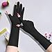 RNXRZANK Full Finger Gloves for Women with Sun Protection for Outdoor Activities And Sports, Black