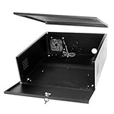 CCTV DVR Lockbox - 16 Gauge Steel Security DVR Lockbox with FAN (Large)