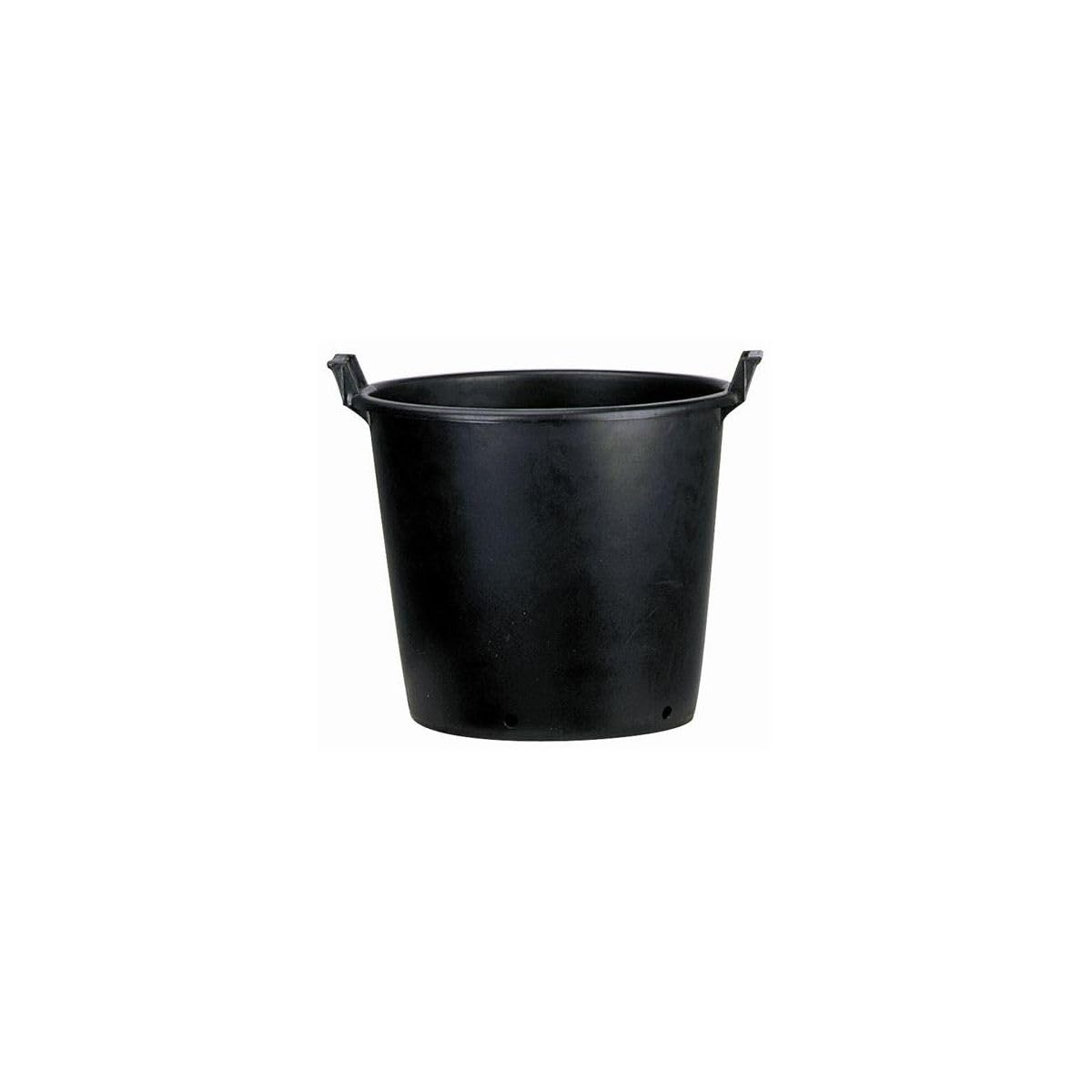 Black Pot / Round Container with handles 50/41cm (50L)