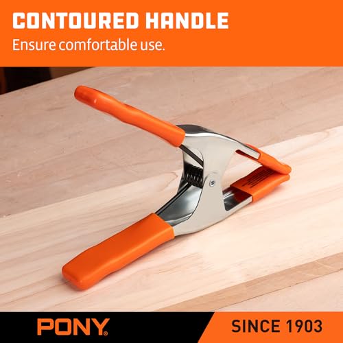 PONY 11-3/8" Heavy Duty Metal Spring Clamps with Protective Tips, 6-Piece by PONY - Image 5