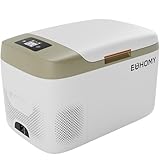 EUHOMY 12 Volt Refrigerators, 21Liter(23qt) RV Refrigerator with 12/24V DC & 110-240V AC, Portable Refrigerator Freezer Fridge Cooler For Car, Camping, Travel, Fishing