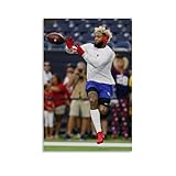 Odell Beckham Jr. Figuras famosas de cine y televisión, figuras de música pop, póster decorativo en lienzo, impresión fotográfica, decoración del hogar, 20 x 30 cm, estilo sin marco, 3