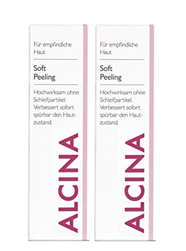 2er S Soft Peeling Pflegende Kosmetik Alcina Hochwirksam ohne Schleifpartikel je 25 g = 50 g