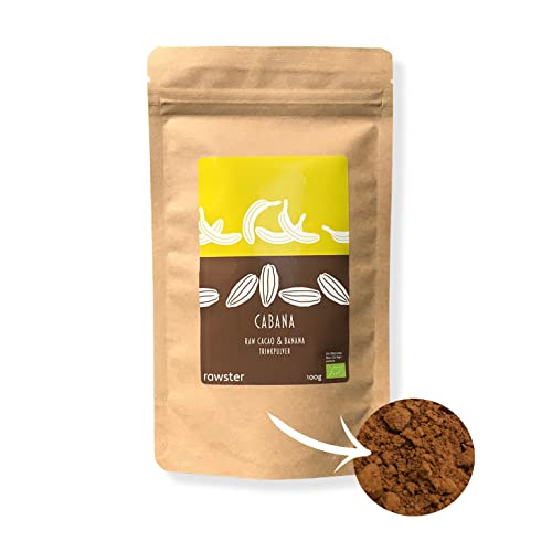 Cabana Orgánica | Cacao de Banana | 100% cacao crudo de Perú con polvo de banana| Chocolate para beber sin azúcar…