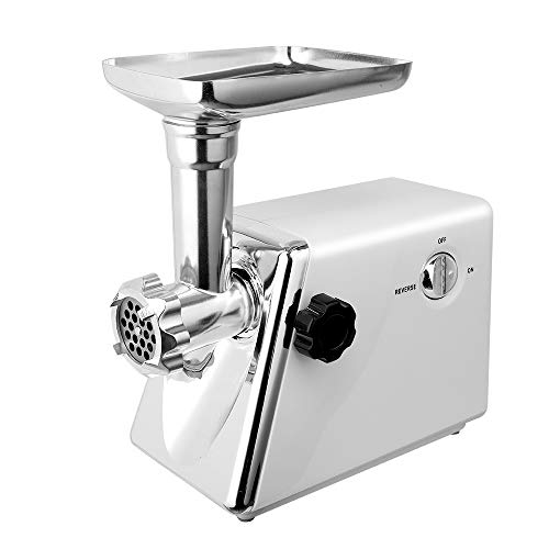 Electric Meat Grinder Stainless Steel Sausage Stuffer Food Processor Grinding Mincing Machine, Food