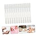 TOGEVAL 15pcs Refillable Nail Oil Pens Transparent Cosmetic Applicators for Lip Gloss Eyelash Growth and Nail Nutrition Lightweight Leak Design for Travel and Business Use