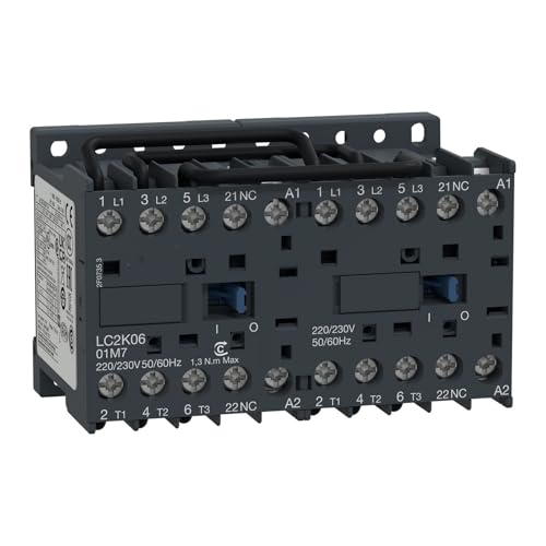 Contacteur inverseur K résoud les pannes d'inversion moteur 3P 440V 6A bobine 48V LC2K0601E7