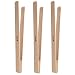 Produktbild Uulki 3-teiliges Set Grillzangen BBQ Zangen aus Buchenholz (30cm lang) Küchenzangen Servierzange Grillwender Holzzange Barbecue Grill Universalzangen