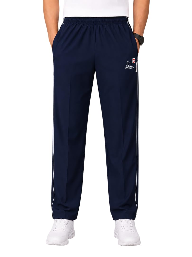 NS Men's Track Pants | No Wrinkles | No Colour Fade | Regular Fit Sports Lower with Side Stripe | Comfortable Joggers-picture-20