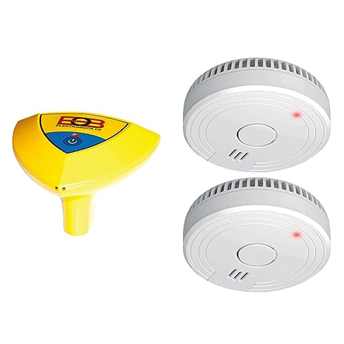 Bock électrique sans Fil Alarme de Piscine, 1 pièce, Elbo de 073 & ELRO FS1805 Détecteur de fumée avec 5 Ans de Batterie et Aimant - Conforme à la Norme européenne...