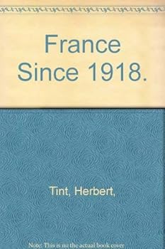 Hardcover France Since 1918. Book