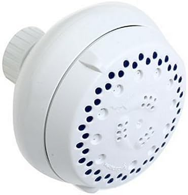 WaterPik TRE-421WB Elements Shower Massage 4-Mode Fixed-Mount White Showerhead