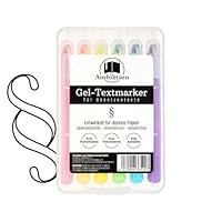 Ambibtion Textmarker für Gesetzbücher, Gel-Textmarker für dünnes Papier, Gesetze, Habersack, Satorius, Fachzeitschriften, Kommentare, Highlighter, Marker in verschiedenen Farben