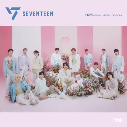 2025 Calendar Seventeen Month to View Square Calendar Official Product