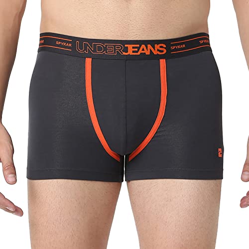 Image of Underjeans Men's Cotton Regular Fit Solid Trunk