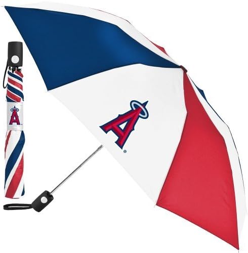 Totes MLB Auto Fold 42” Umbrella Anaheim Angels 2 Pack