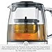 Sage - The Tea Maker - Teekocher - Teesieb mit Abesenkautomatik, optimale Ziehzeit, Stärke & Temperatur, Alle Teesorten - Wasserkocher, 1,5 L Fassungsvermögen, 2000W, Glas - Gebürsteter Edelstahl
