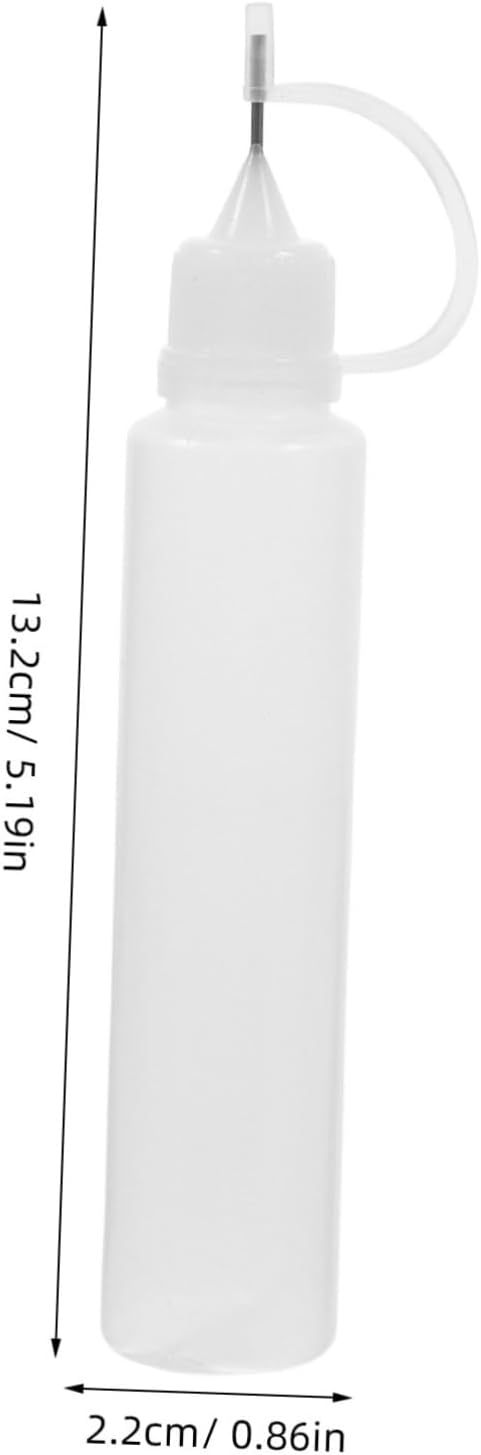 10pcs Applicator Bottles for Liquid Dispensing Pe Squeeze Bottles Leakproof Caps for Crafts Glue and Projects