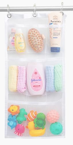 Laundry Shower Curtain Bathroom Organizer