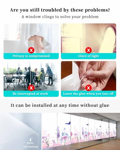 Film Decorativo para Ventanas con Privacidad 17.7x39.3 in miniatura 3