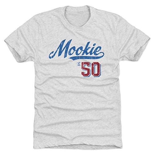 500 LEVEL Mookie Betts Script Mens Premium T-Shirt (Tri Ash L)