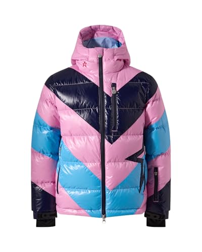 Perfect Moment, Kids Super Mojo Down Jacket, 8, Pink & Blue