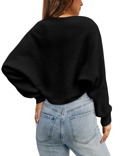Zwurew Women's Bolero Shrug Sweater 2025 Knitted Long Sleeve Open Front Cropped Cardigan Shrugs Sweaters Y2K Tops2