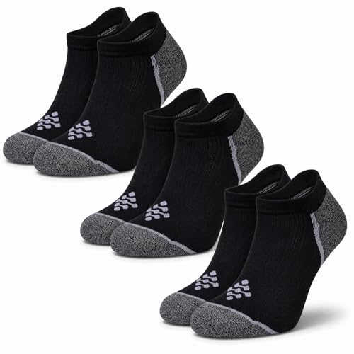 Image of True Energy Women's Ankle Socks with TRU-X Technology, Sports Socks with Cushioned Comfort and Active Recovery, 3 Pairs