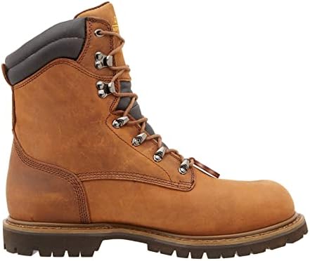 Chippewa Mens Birkhead 8 Inch Waterproof Steel Toe Work Work Safety Shoes Casual - Brown - Size 10 3E | Image 5