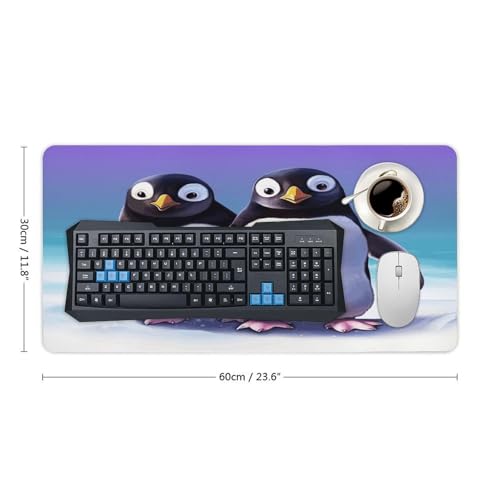Cute Penguin4 Desk Mat Non-Slip Large Mouse Pad miniatura 2