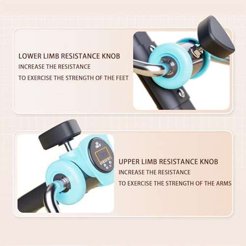 Pedal Exerciser para Ejercicios de Piernas y Brazos miniatura 4