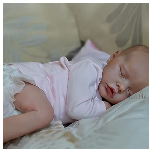 CHAREX Realistic Reborn Baby Dolls - 18 inch Silicone Lifelike Sleeping Newborn Baby Dolls Weighted Soft Cloth Body Gift Set for Children Kids Boys Girls Age 3+