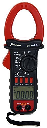 BM802A True RMS Auto/Manual AC Clamp Meter,Up to 1,000Amps,Inrush Measurement, Volatge for both AC and DC, Mastech DT266 Upgrade