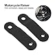 KIMISS Motorrad Raiser Gas Tanklift Kit, Fronttank 2,56mit Bolt On Hub Kit Raise Tank Lift Modifizierte für XL 1995-2010 anheben(Schwarz)